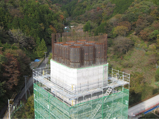 新東名高速道路 中島高架橋工事 施工状況