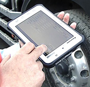 タブレット端末を利用した輸送車両運行管理システム